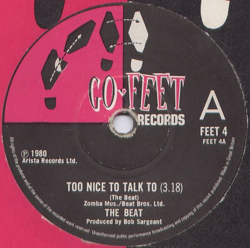 The beat too nice - -, to